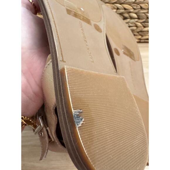 NWOB! Lucky Brand Kyndall Ankle Strap Sandal - Picture 6 of 9